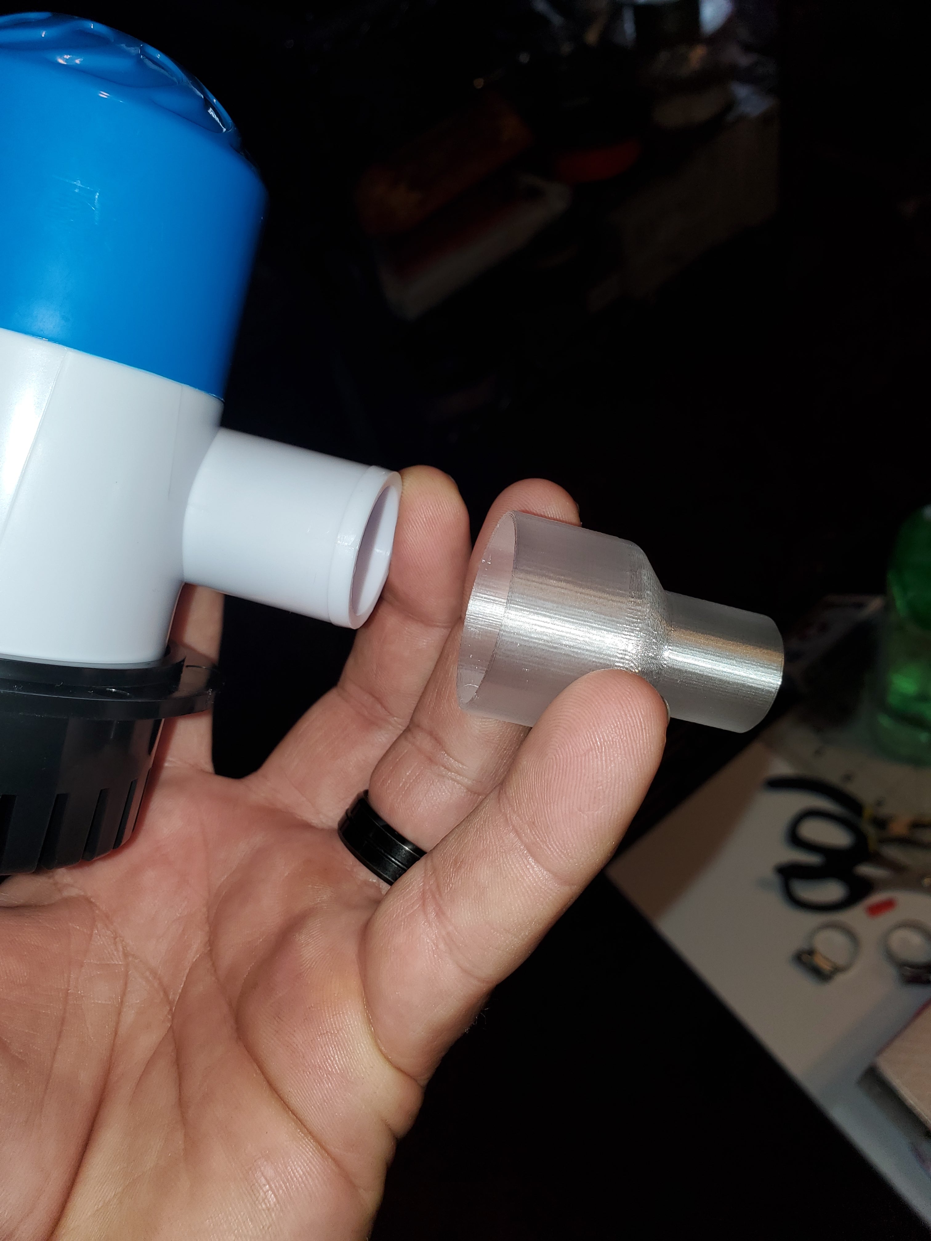 Bilge pump reducer