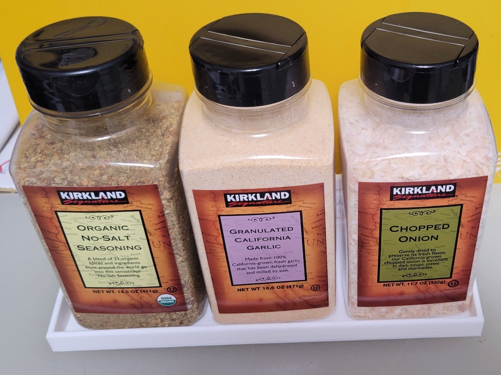 Spice shelf for Kirkland spices