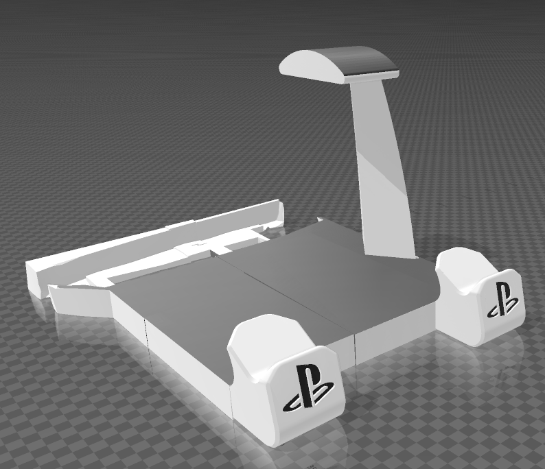 3-in-1 PS5 Vertical Stand with Headset and Controller Holder