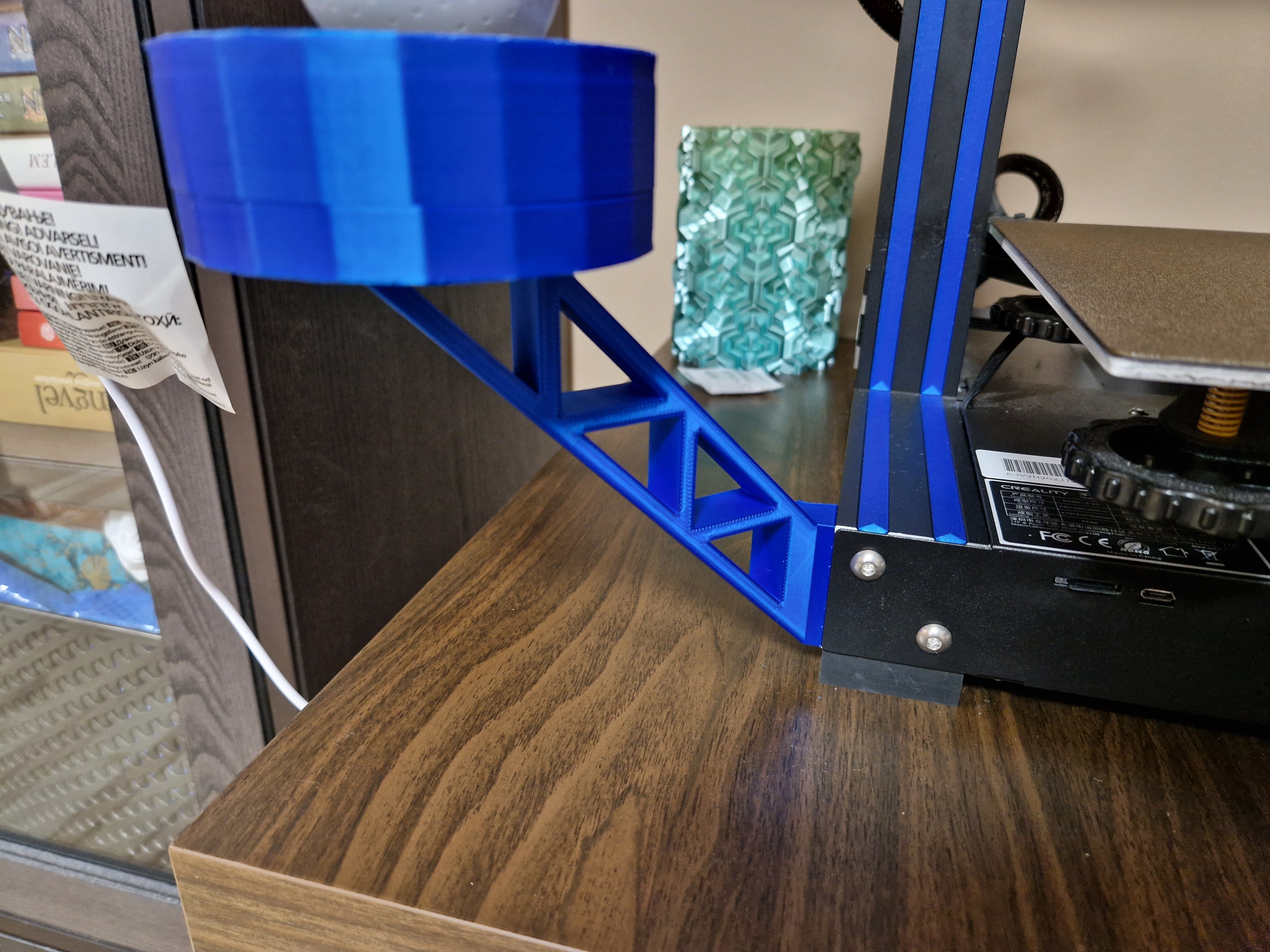 Mount for Philips Avent SCD923/26 baby monitor on Ender 3 V2