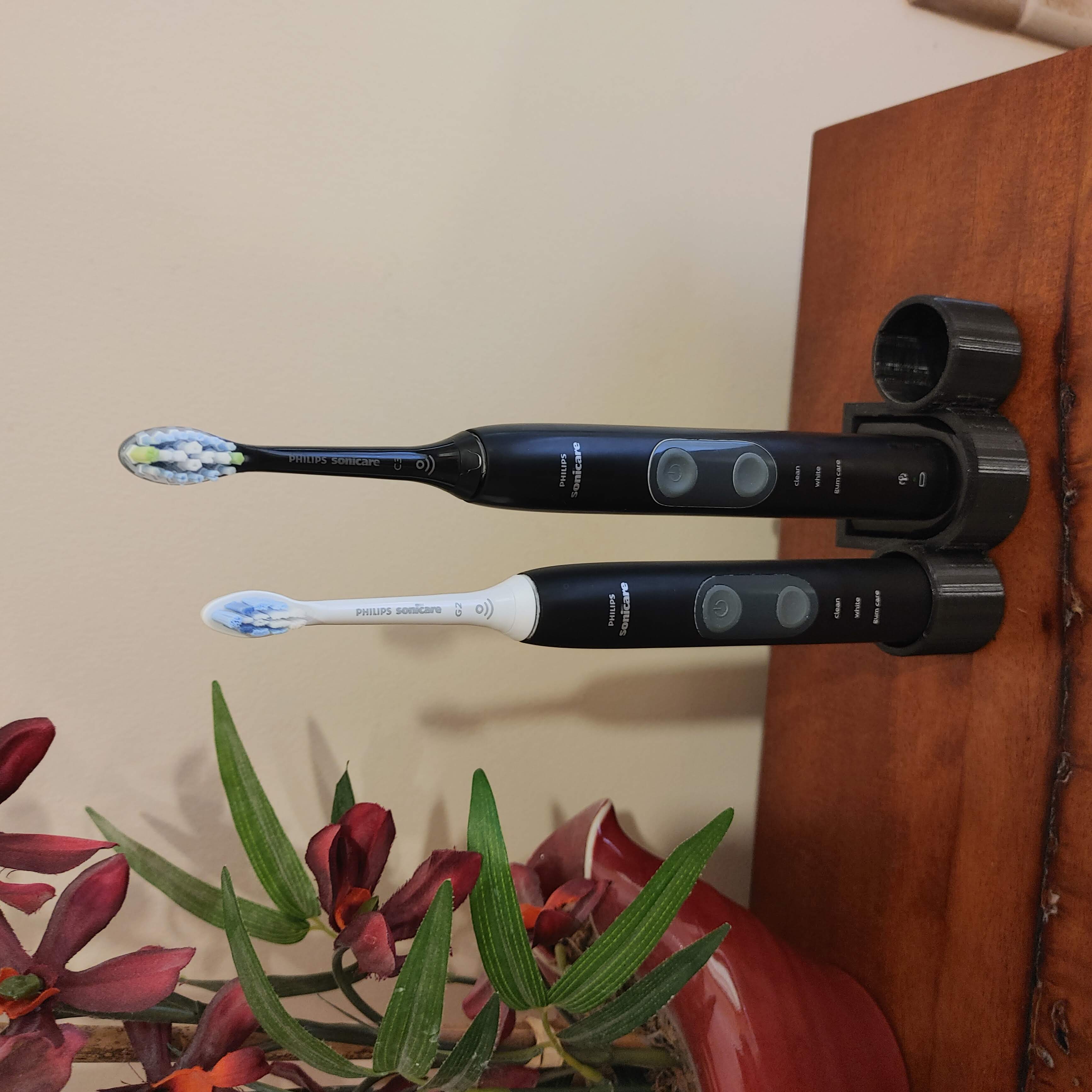Stand for two Philips Sonicare Toothbrushes with Charger