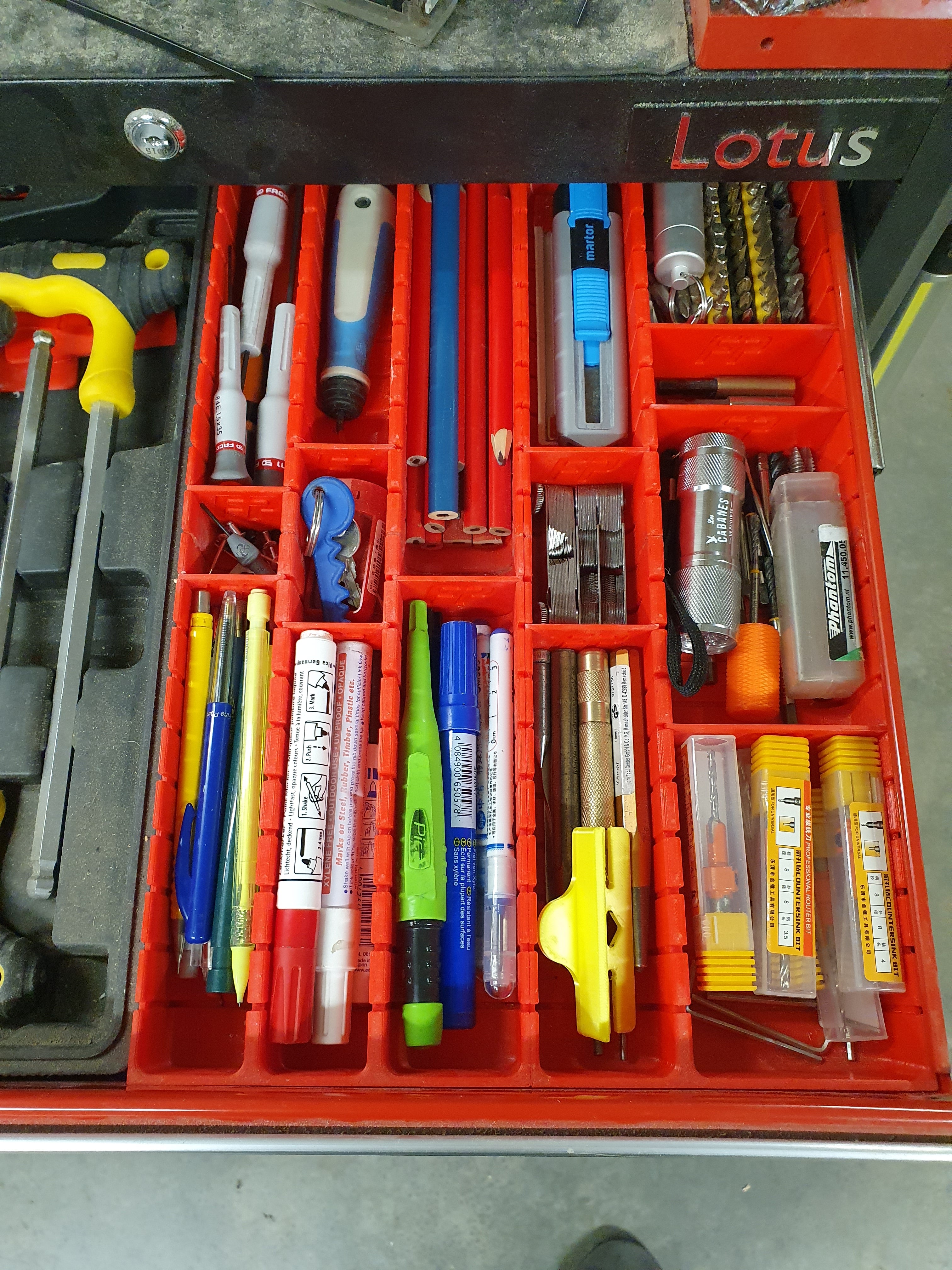 Modular Organiser for Toolboxes