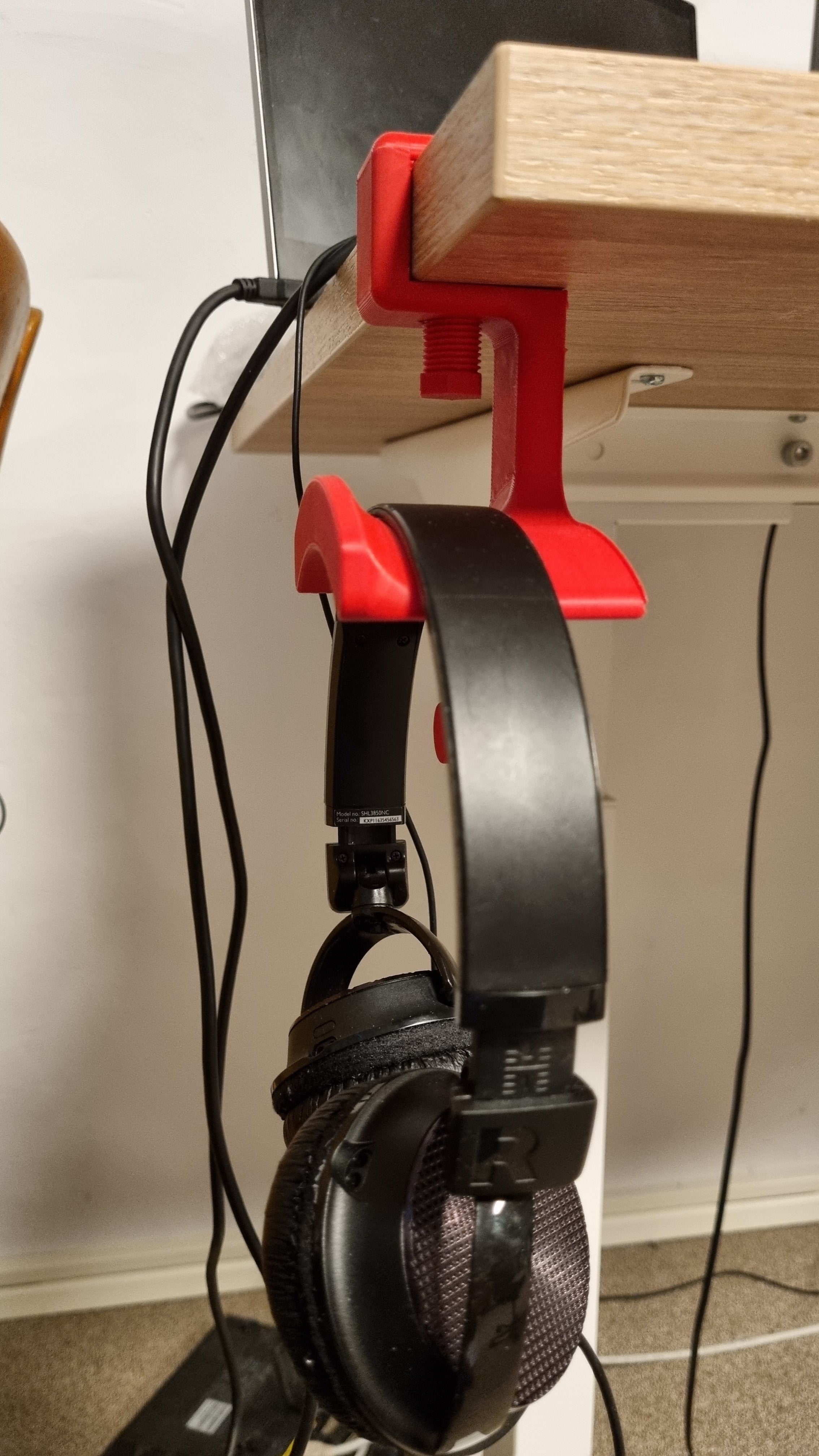 Headphone Holder for Desk with Extra Hook