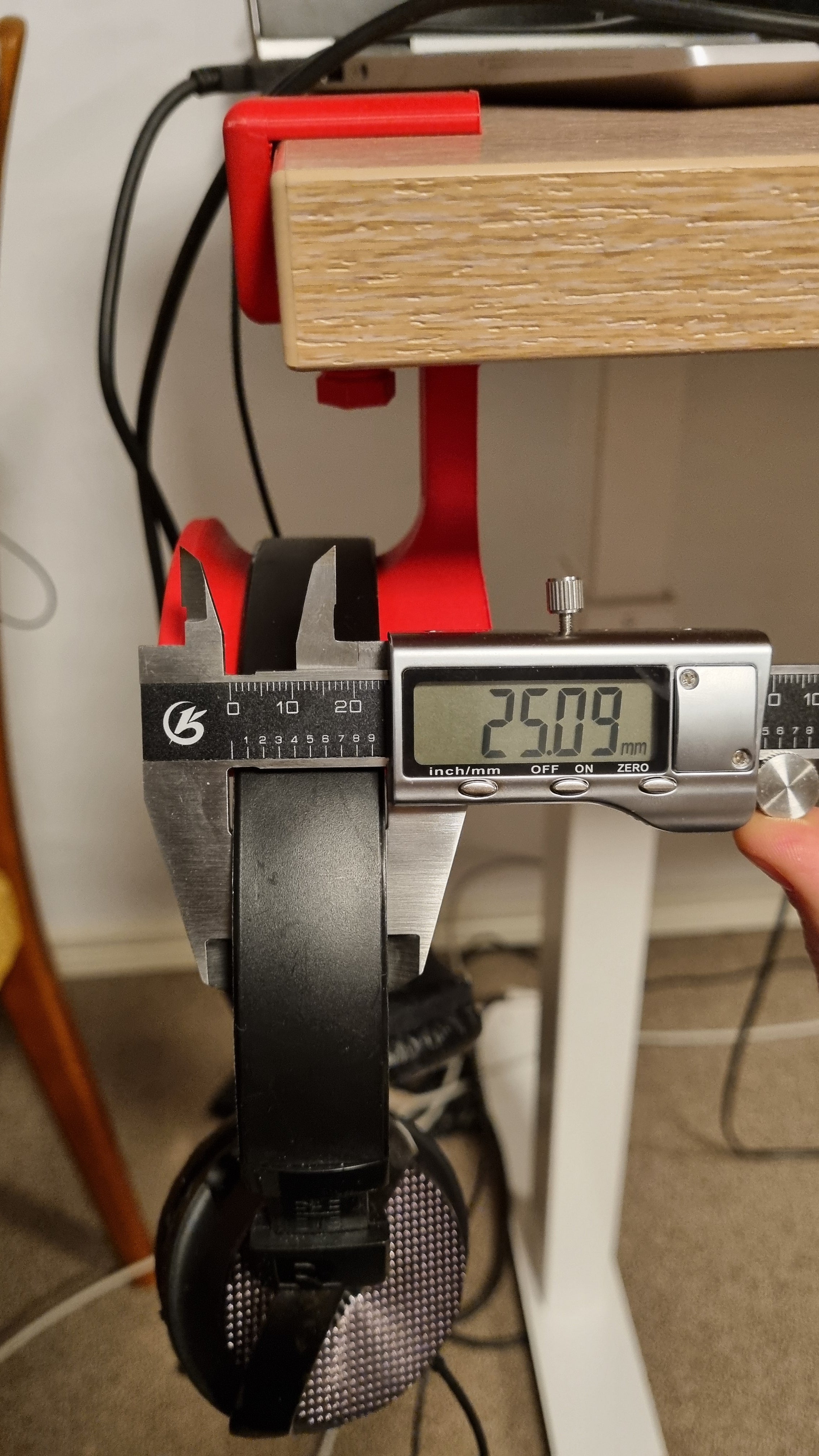 Headphone Holder for Desk with Extra Hook