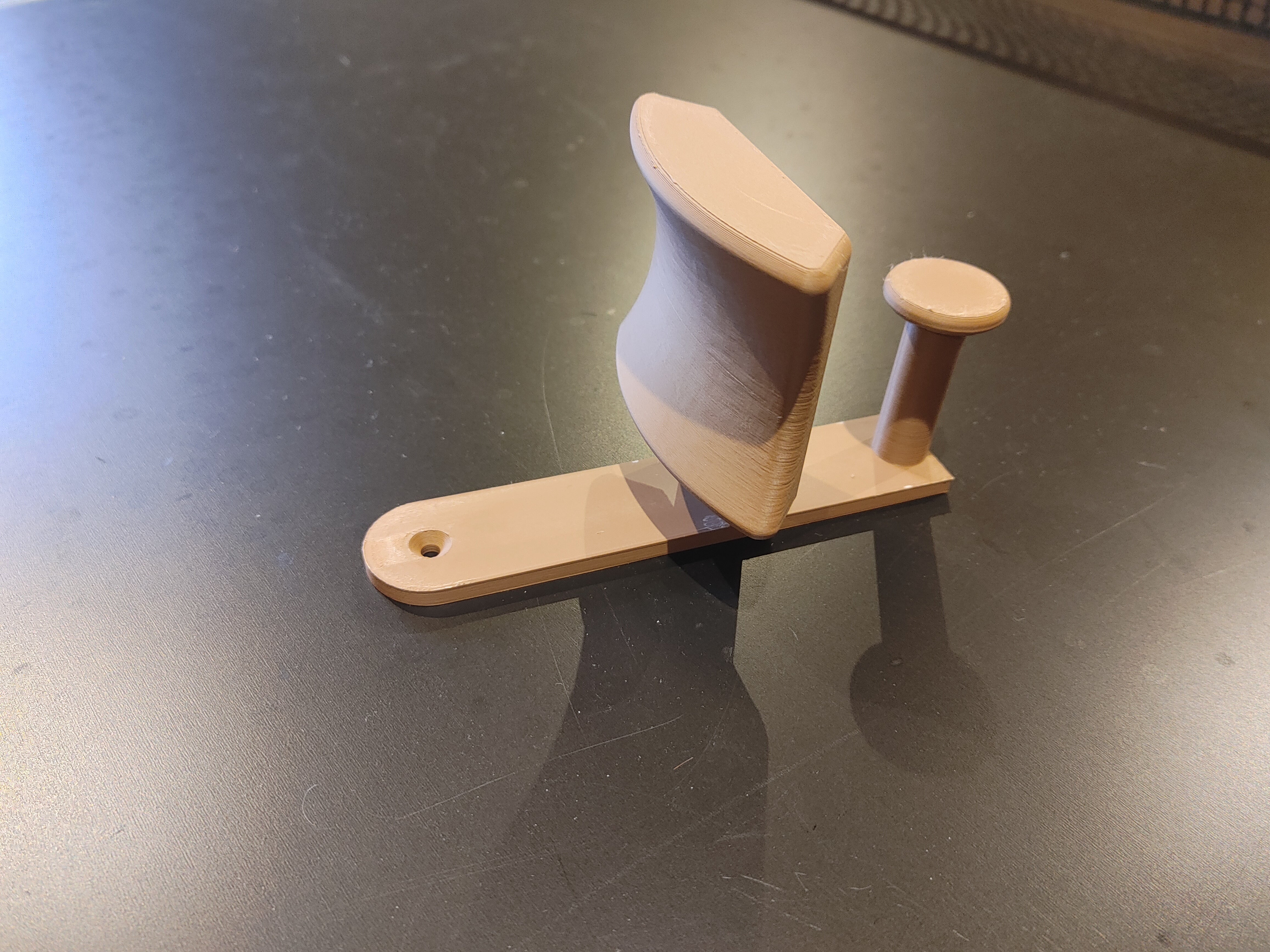 Wall Mounted Headphone Hanger with Cable Management