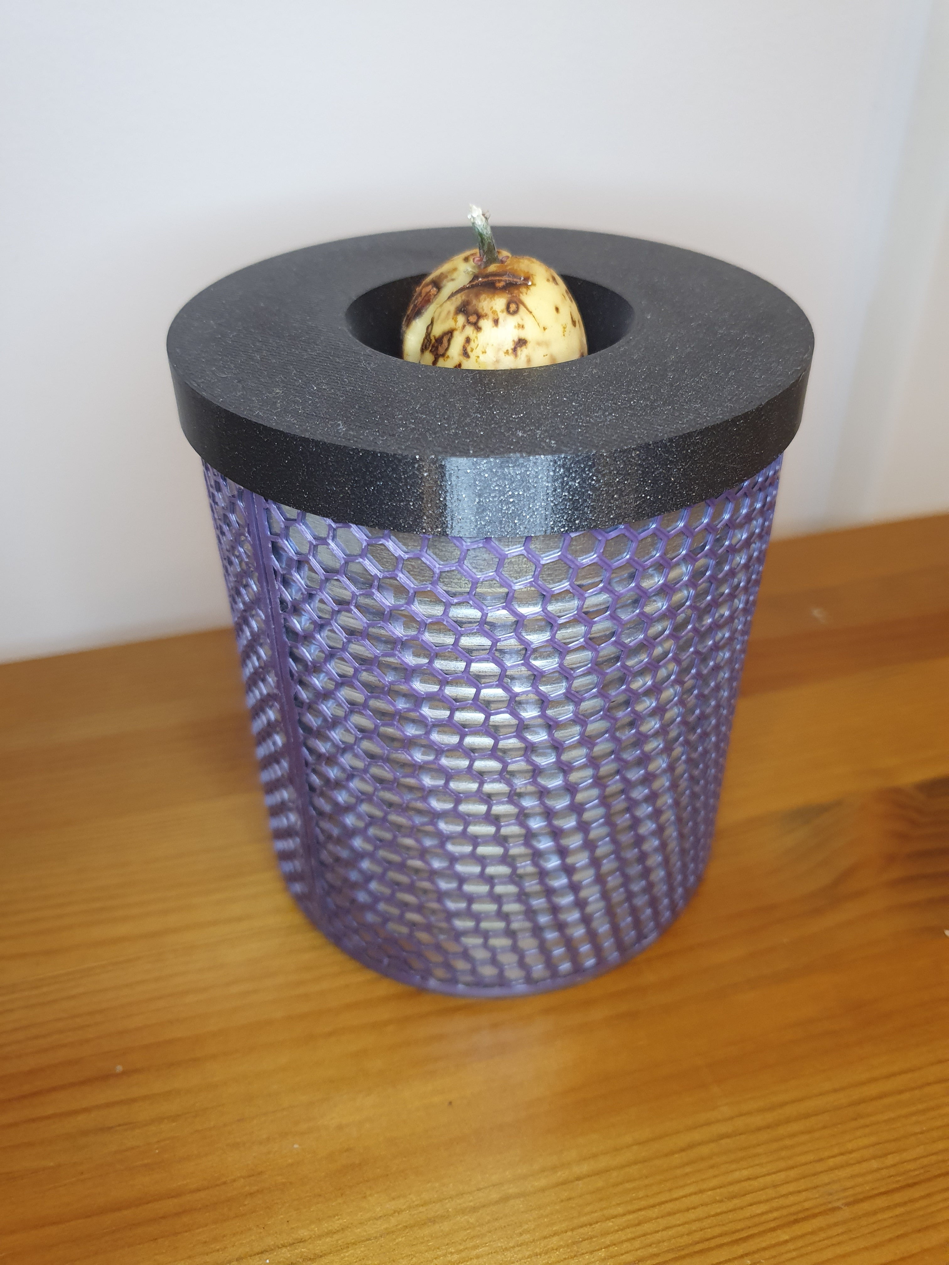 Avocado Vase for Recycling Can