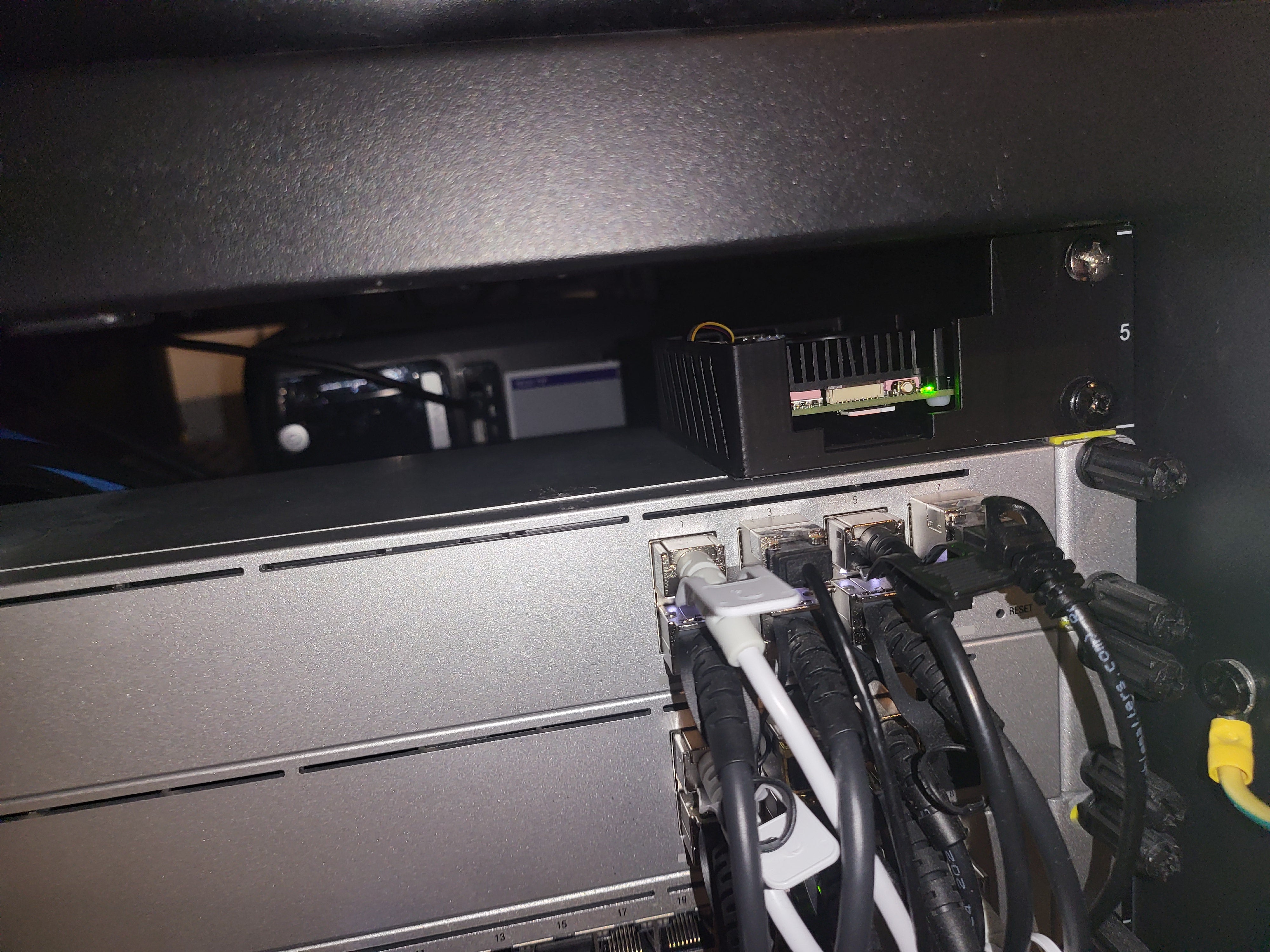 Raspberry Pi 5 Rack Mount Case with Rear Ports