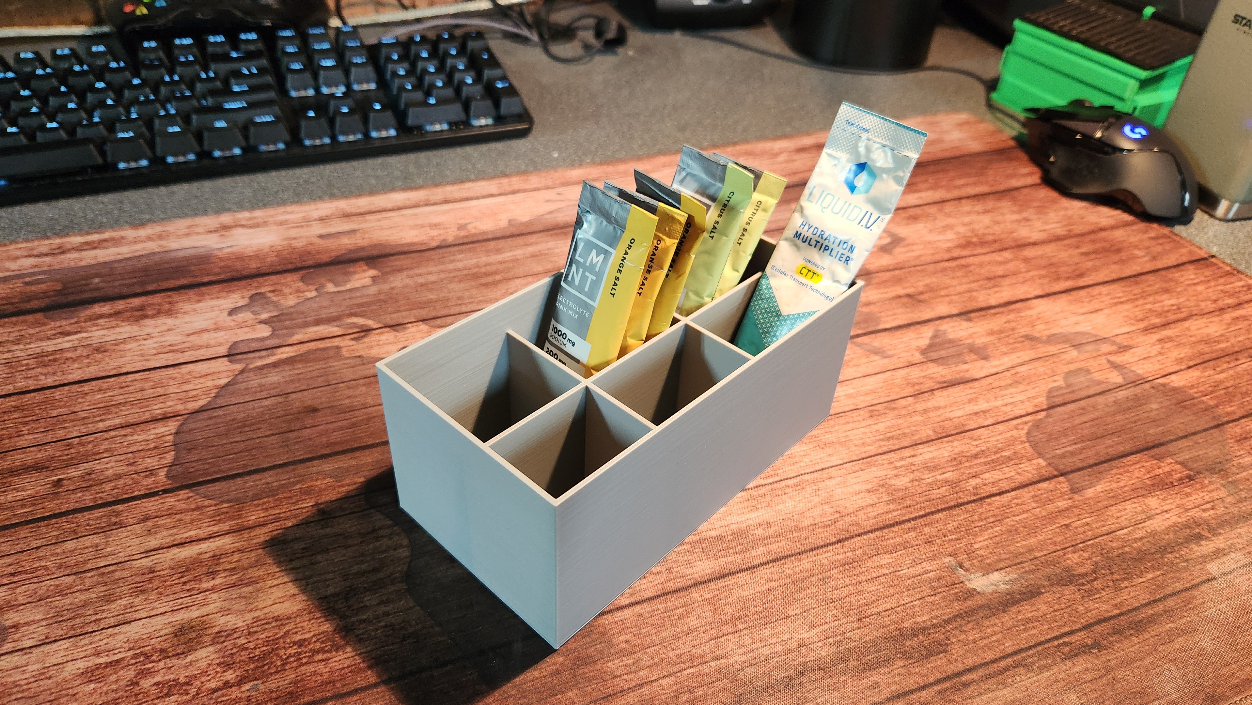 Smart Organiser for Drink Powder Packets