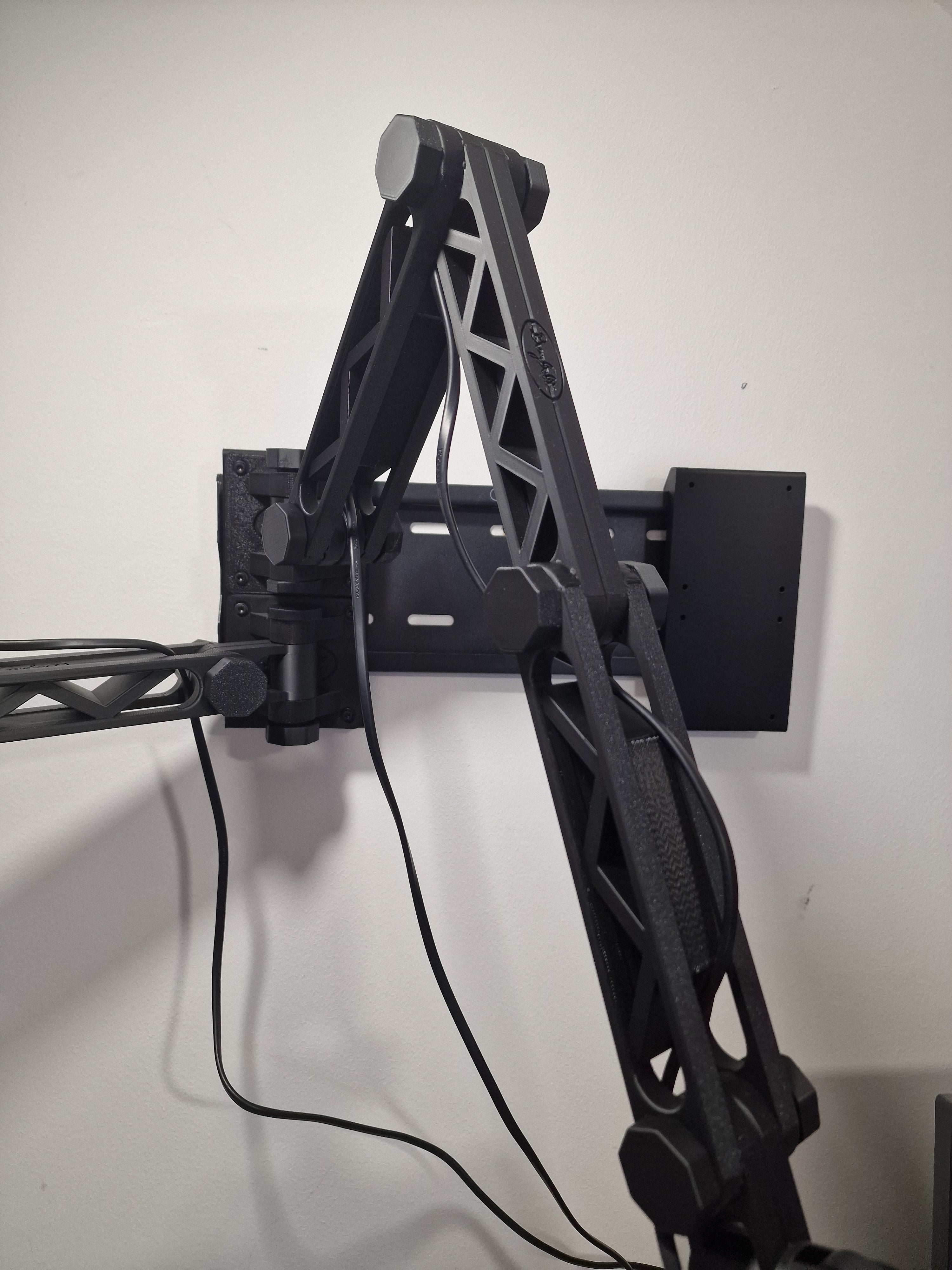 Adjustable Wall Mount with Arm for LED Lights and TVs
