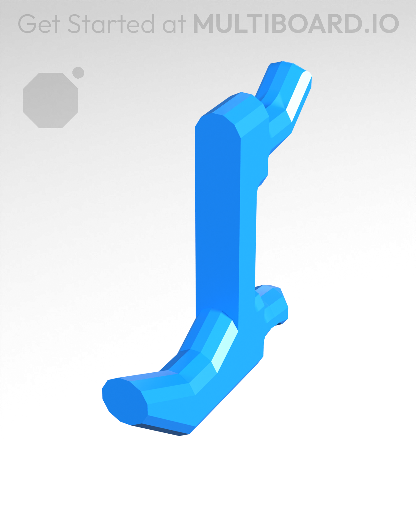 Multiboard 20 mm Pegboard Click Hook