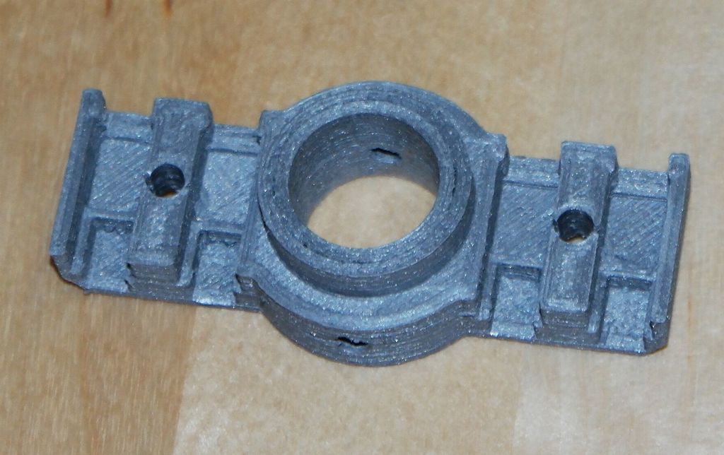 German RepRap NEO E3D V6 Mount with Integrated Plug and Cable Management