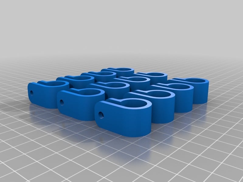 Cable clamp (P-Clip) for Large Wires - Robust Fastening