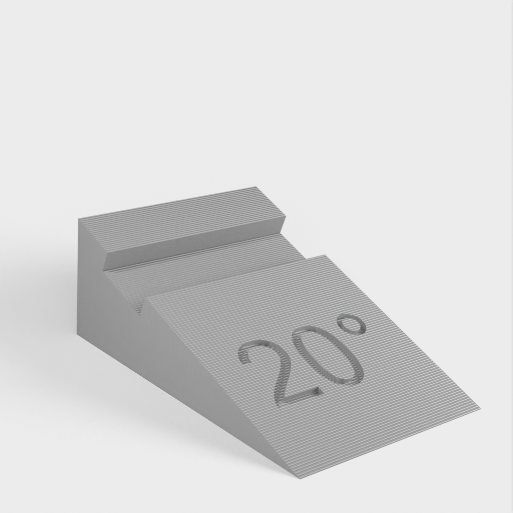 15° and 20° Angle guide for knife sharpening stones