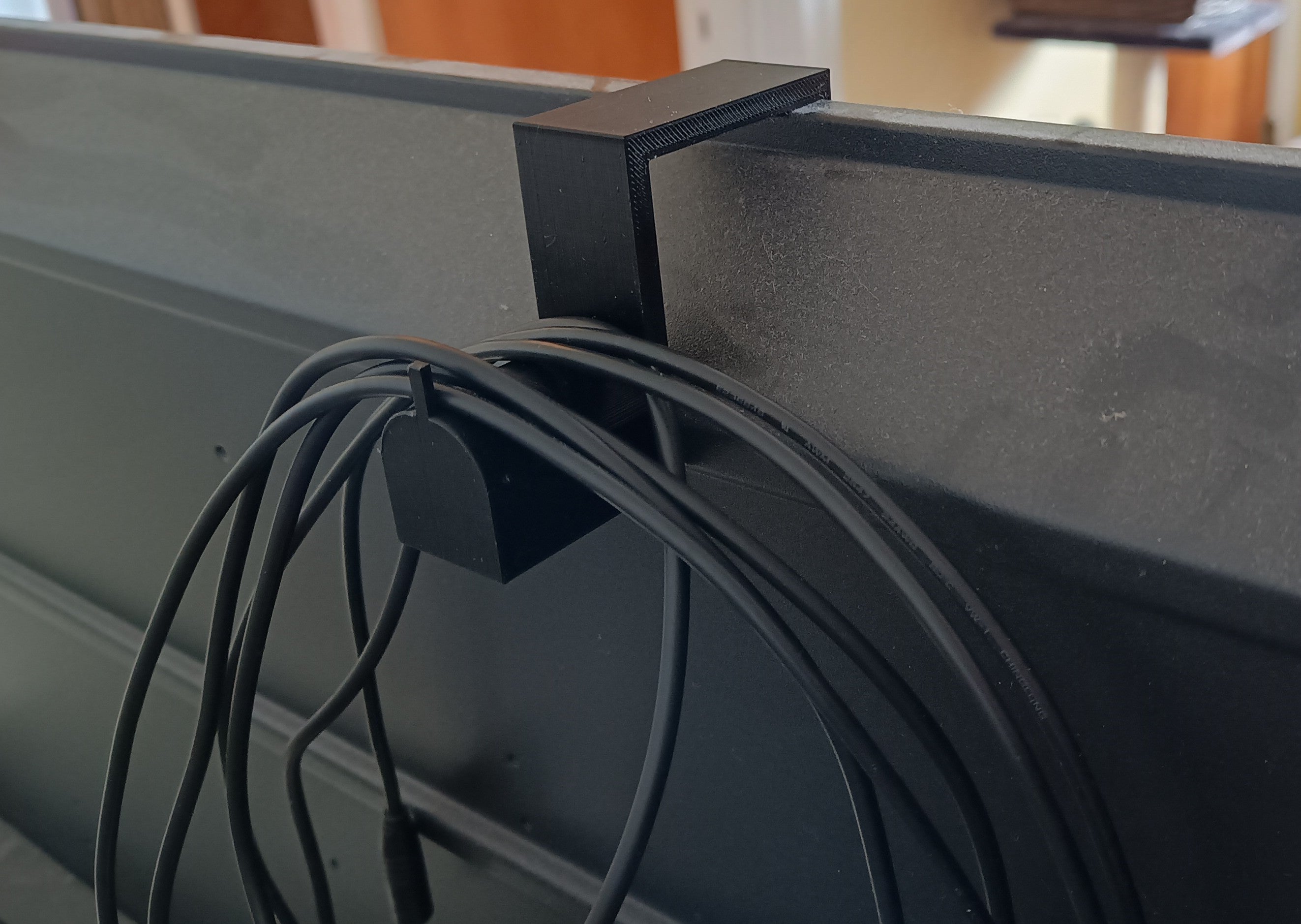 Cable hook for TV