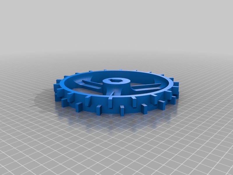 Robotic lawnmower wheel