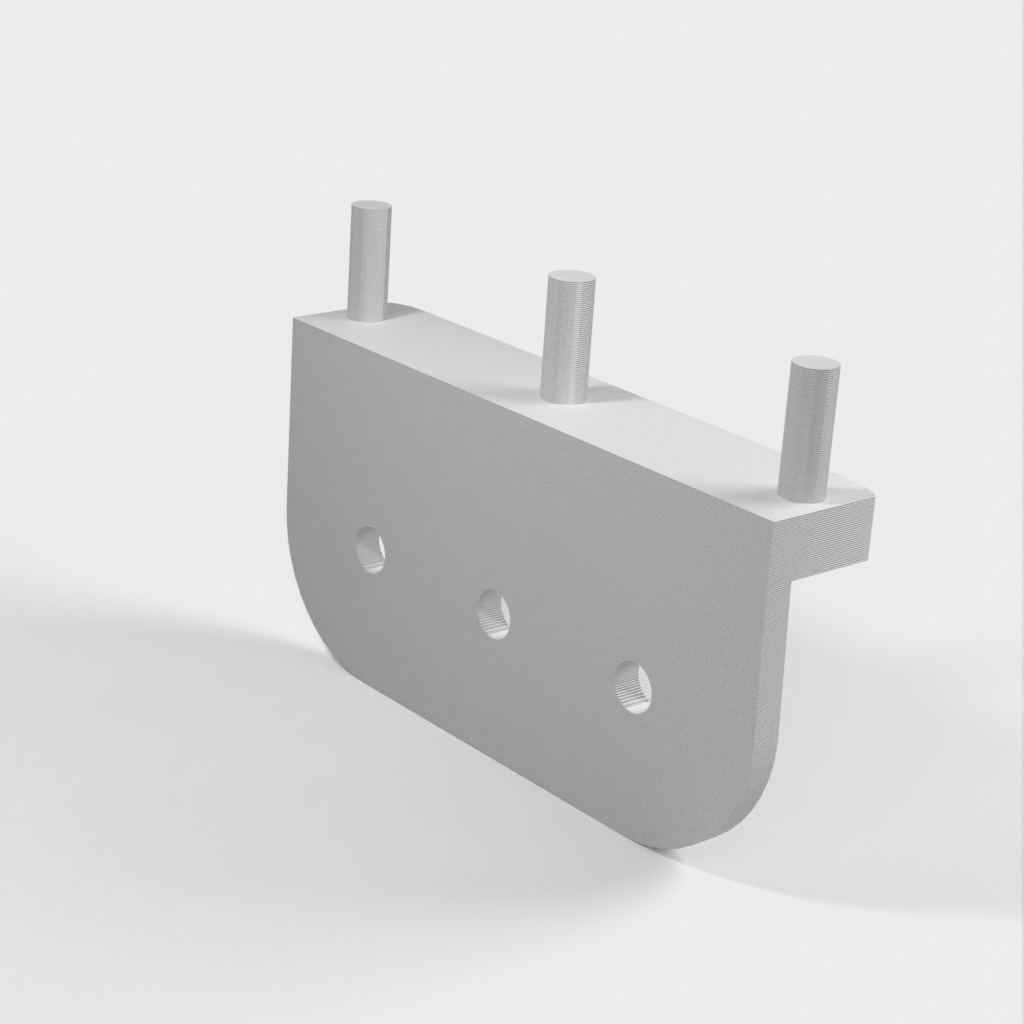 Strong wall bracket for Ikea EKET