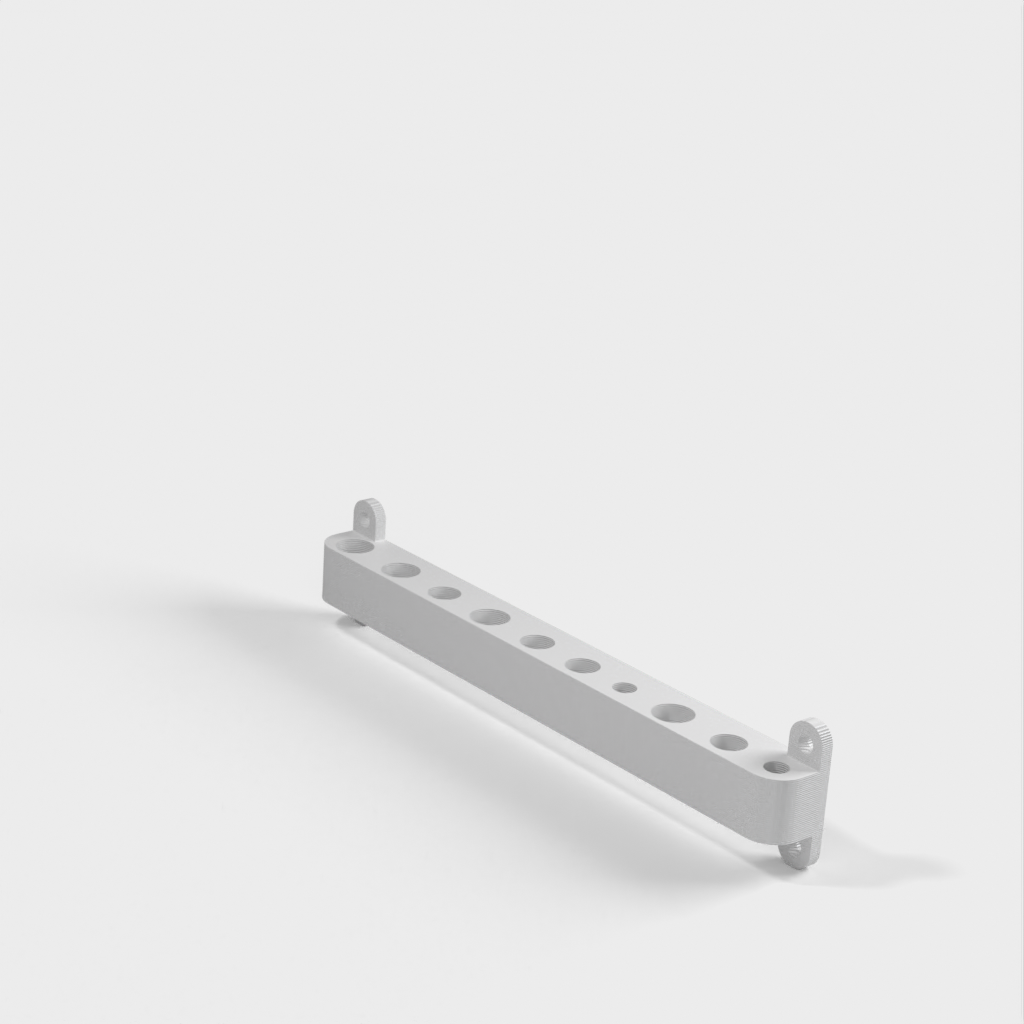 Precision screwdriver set holder/mount for Craftsman 10-piece set