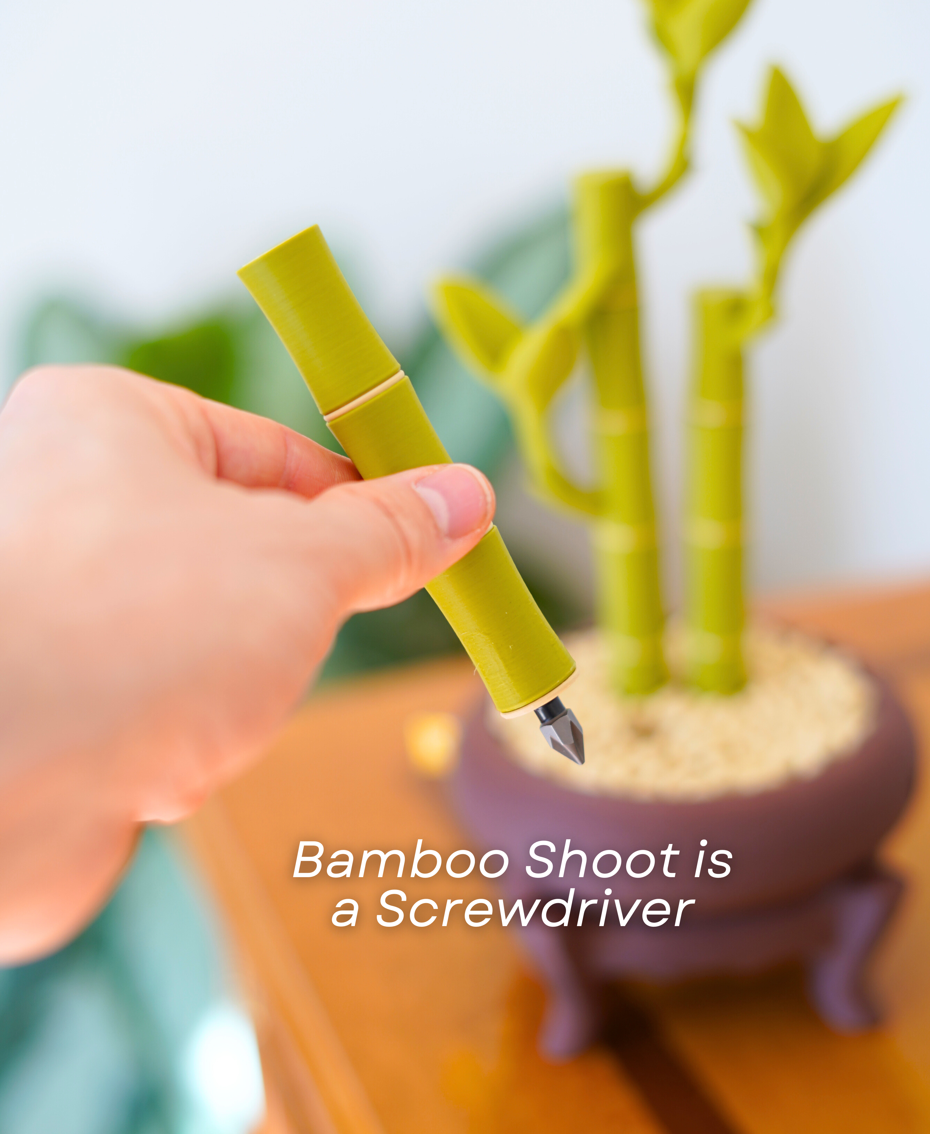 Bamboo Bits: Elegant Desktop Tool Storage