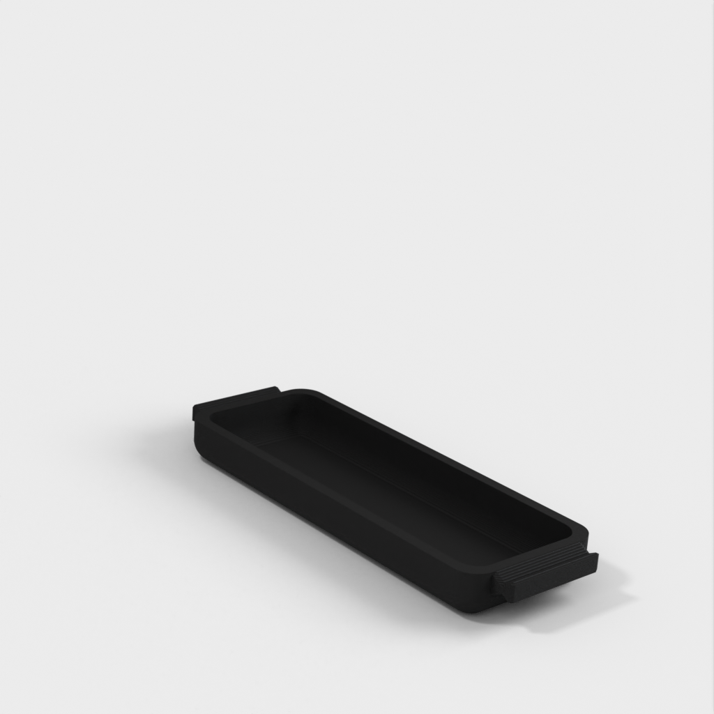Tray for Bekant desk from IKEA for USB-C adapters