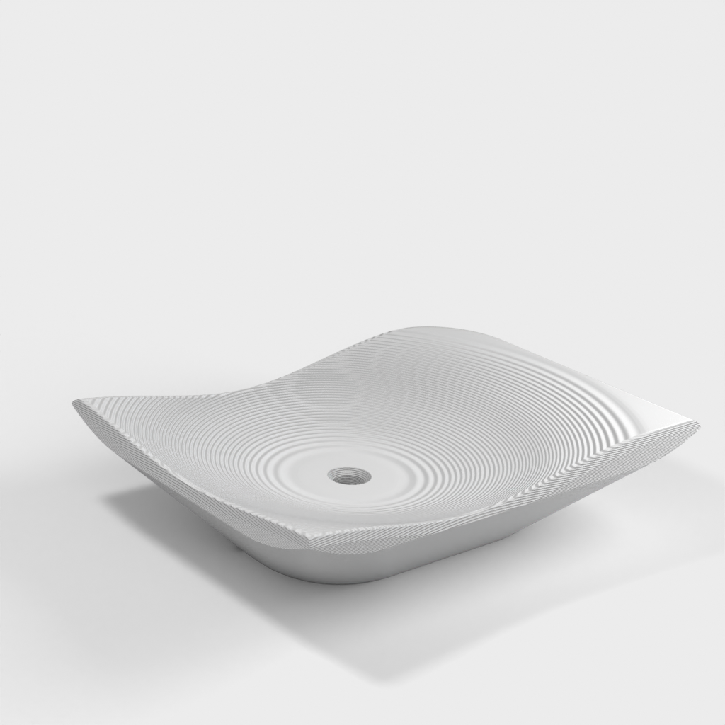 Improved minimalist soap holder for curved soap bars v1.1