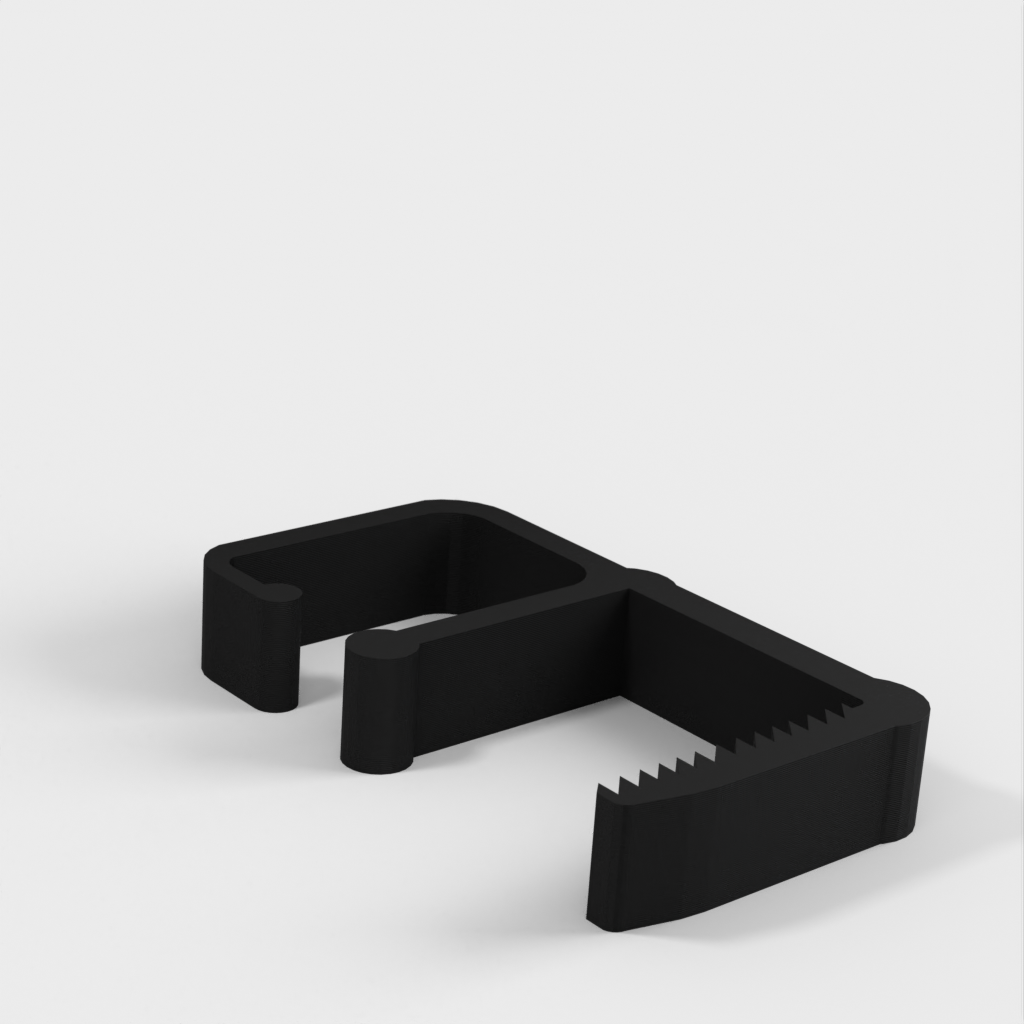 Table clip for cord storage for IKEA VIKA FURUSKOG table