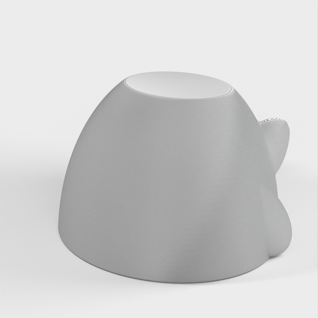 Standing-Sitting Chicken Egg Cup (Smooth Surface)