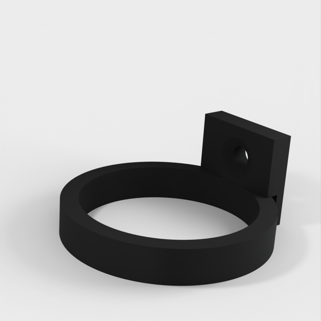 Minimalist vertical fishing rod holder
