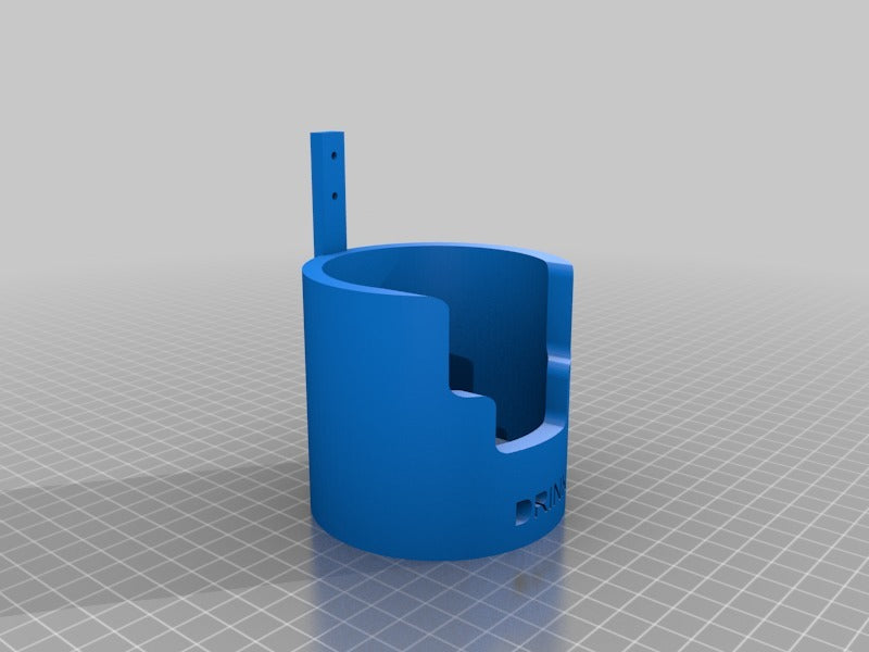 Wall-mounted Drink Holder for Cans and Bottles