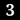 House number 3 - Noto Serif - 170mm high - 10mm deep