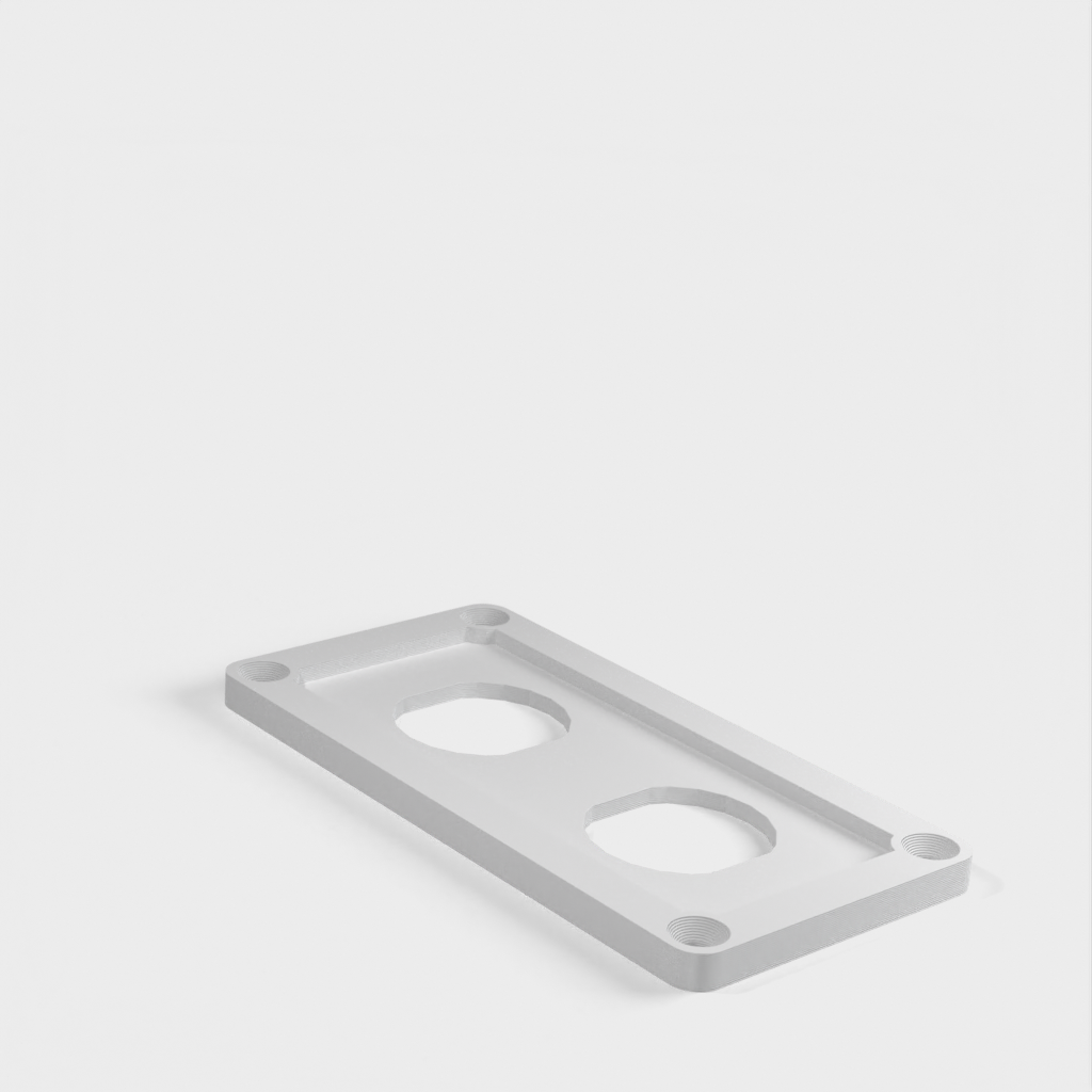 12V Accessory plate mount for car, marine and RV use