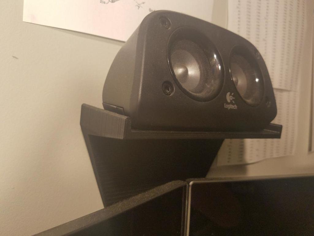 Wall mount for Logitech z506 speaker system