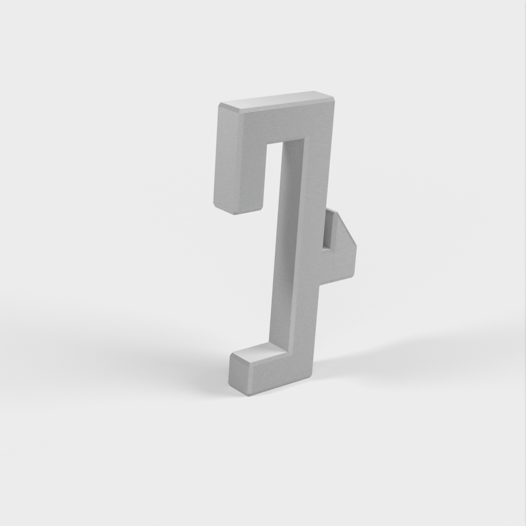 Customisable Set of Universal SKADIS Hooks for IKEA SKADIS pegboard