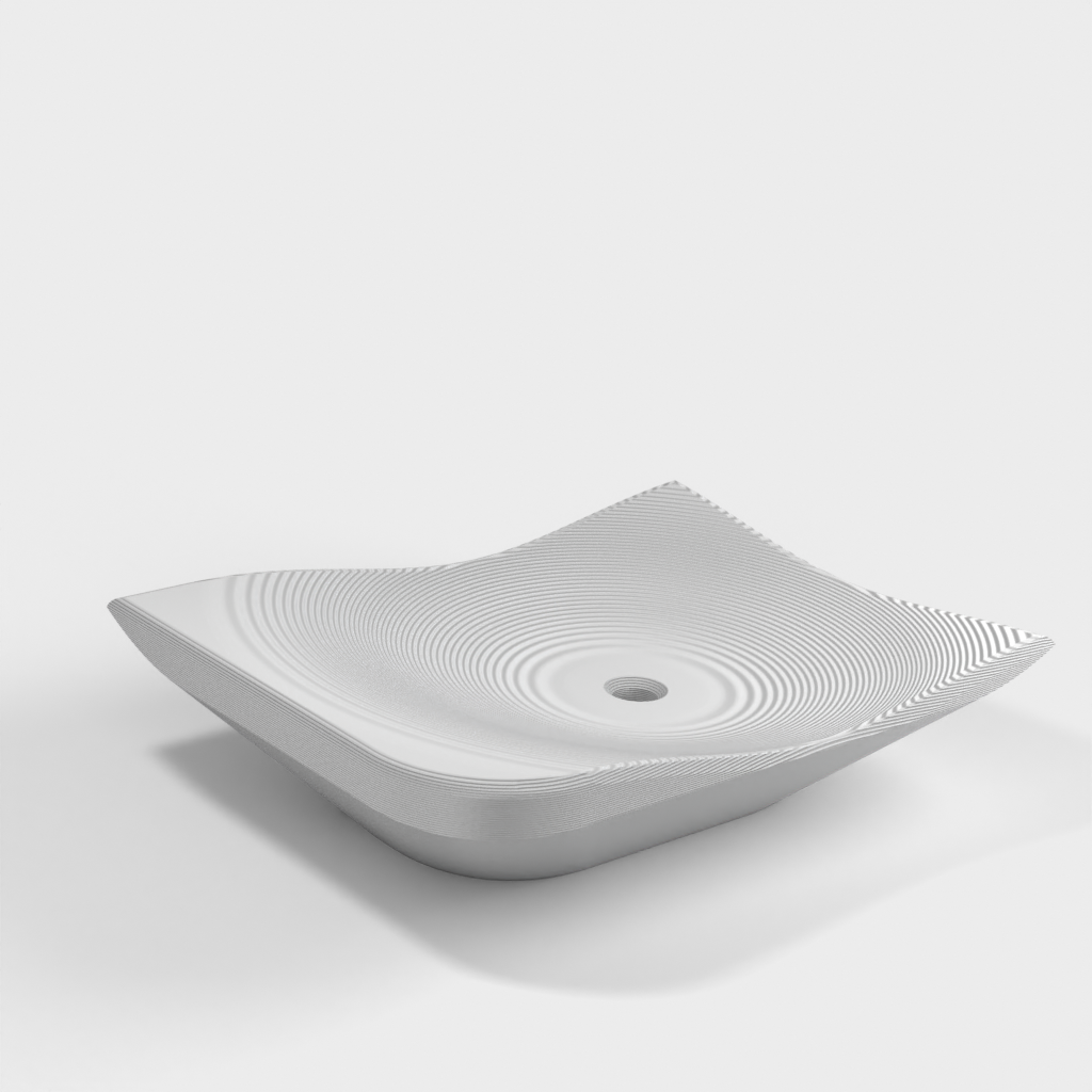 Improved minimalist soap holder for curved soap bars v1.1