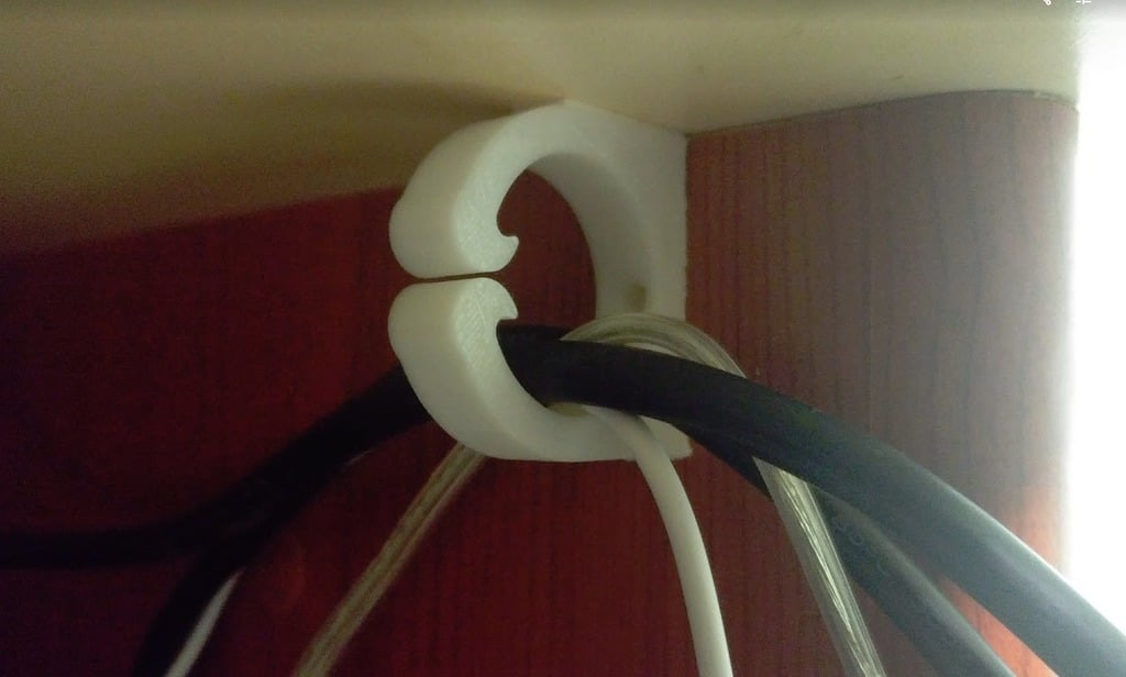 Effective cable clips for organised cable management