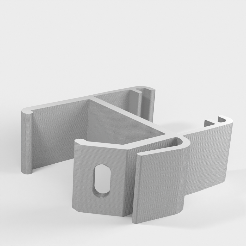 USB hub mounting bracket for 8040 4040 aluminum extrusions