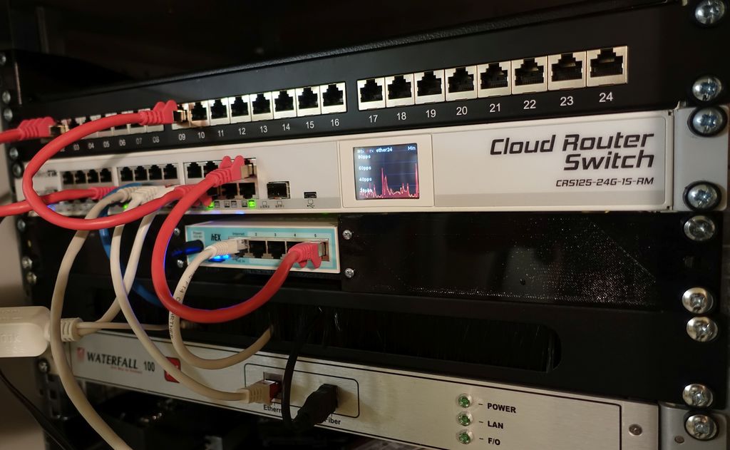 MikroTik hEX (S) 19 inch rack mount