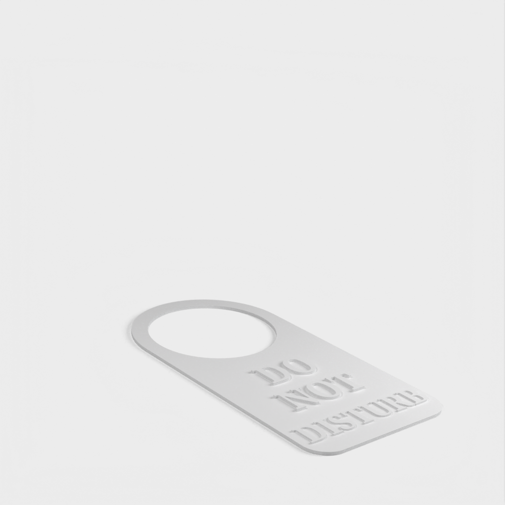 &quot;Do Not Disturb&quot; Sign for Busy Parents and People Who Want Peace of Mind