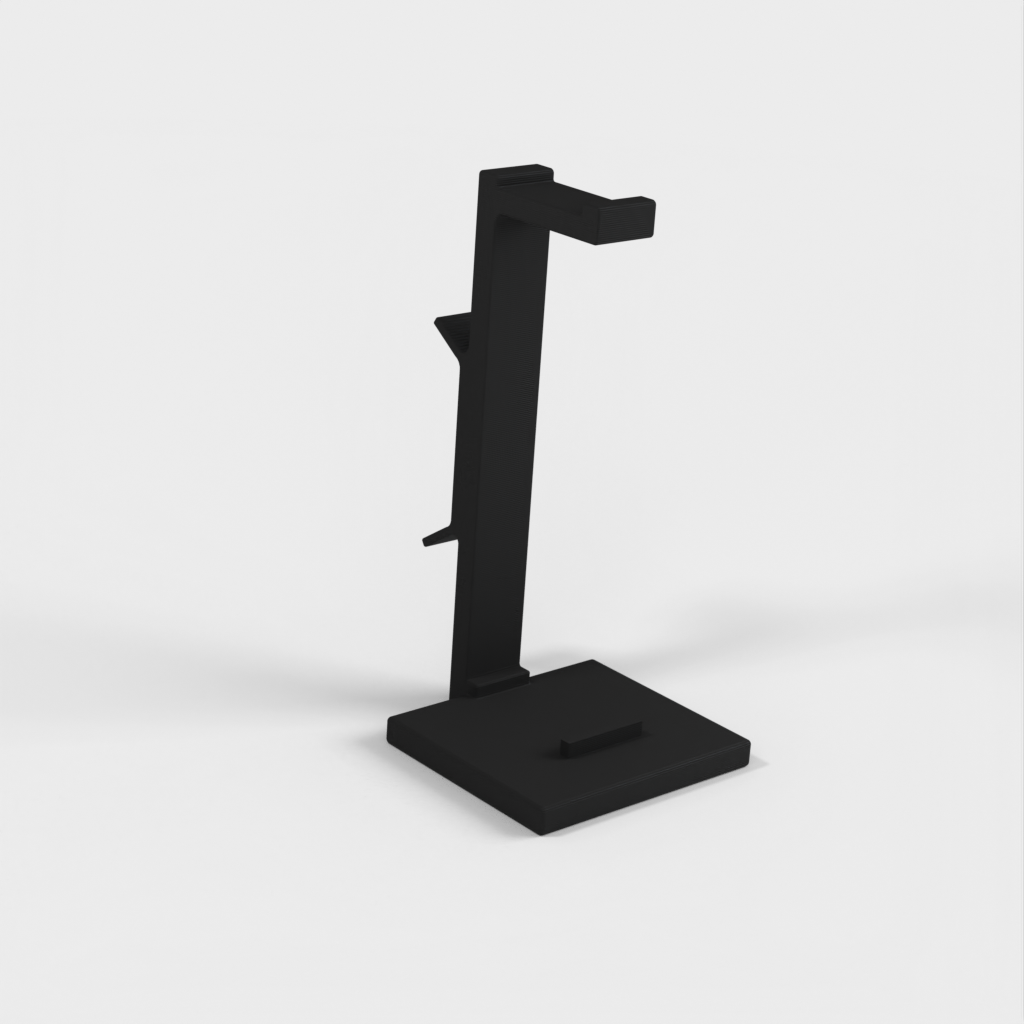 Headset Stand Holder with Cable Organizer and Mobile Holder