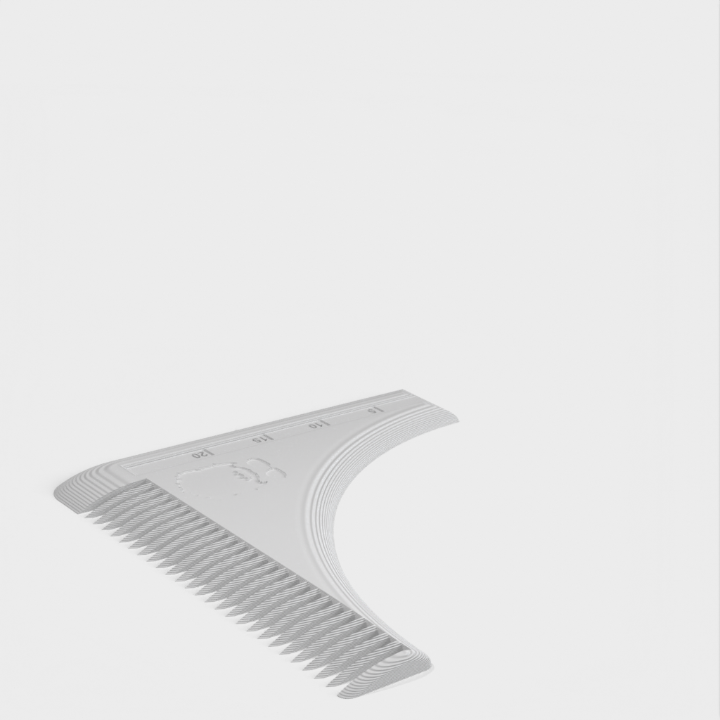 Open Source Beard Comb Tool - Version 3