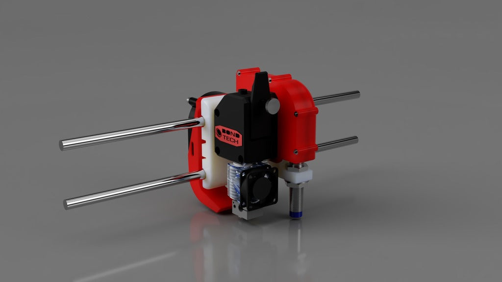 Cable cover for BMG extruder installation