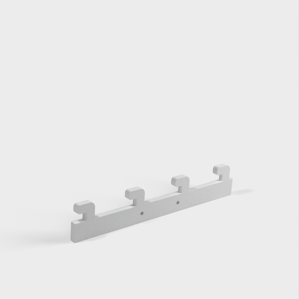 Vesa Mounting Bracket for IKEA Skadis Pegboard (Heavy Duty + 100mm x 100mm Version)