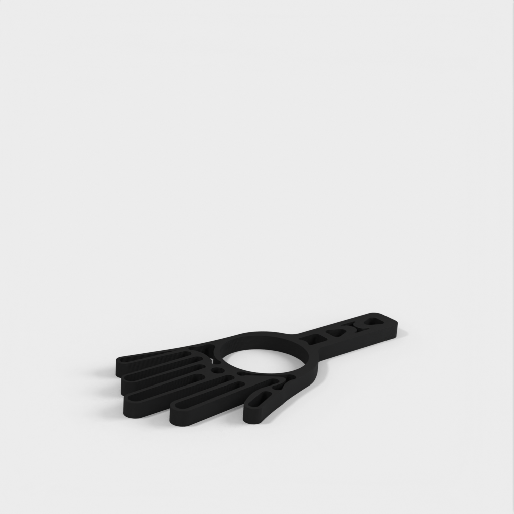 Water and golf glove holder and drying rack