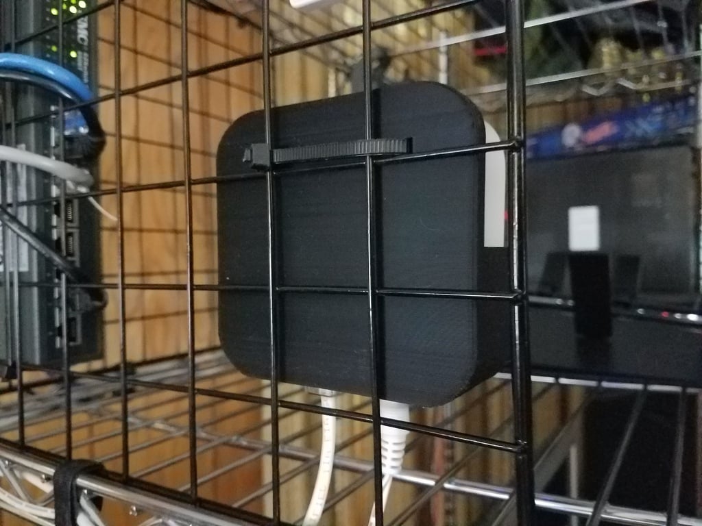 Philips Hue Hub (Gen2) Wall Mount - Zip Tie Remix