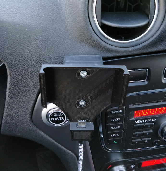 OnePlus 5 and 5T holders with charging for Ford Mondeo MK4