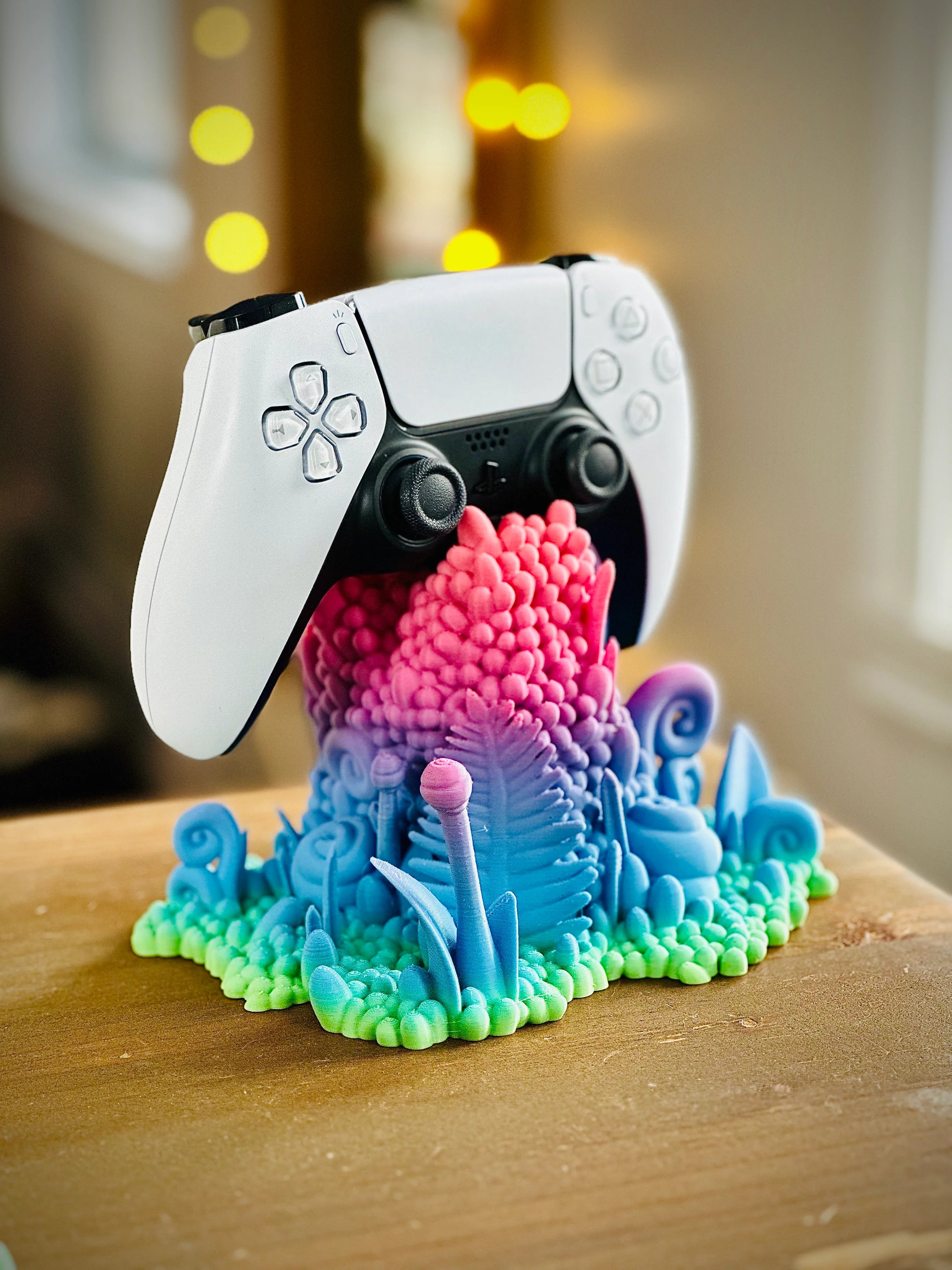 Decorative Forest Controller Stand for Consoles