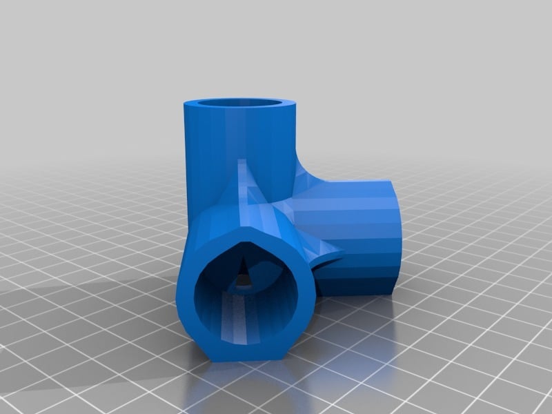 4-Way Elbow, 1/2 Inch PVC Pipe Fitting