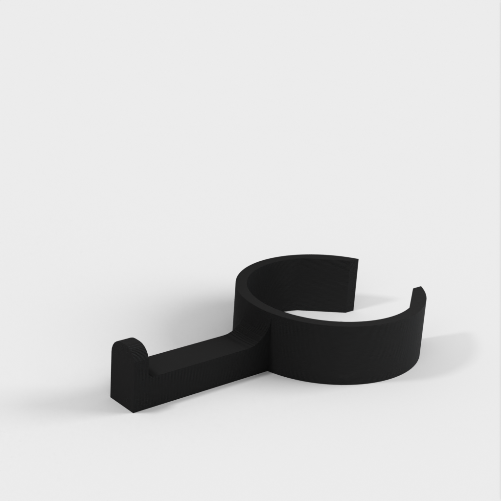 Headphone holder clamp for Ikea Bekant desks