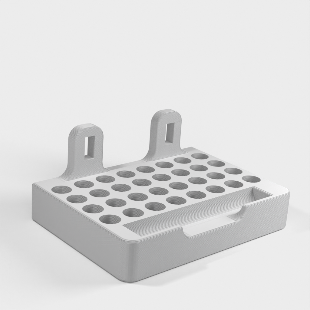 Ikea Skådis collection with tool holders