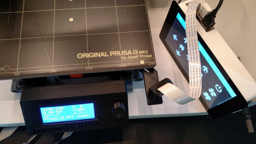 Prusa MK2 Camera mount for Raspberry Pi