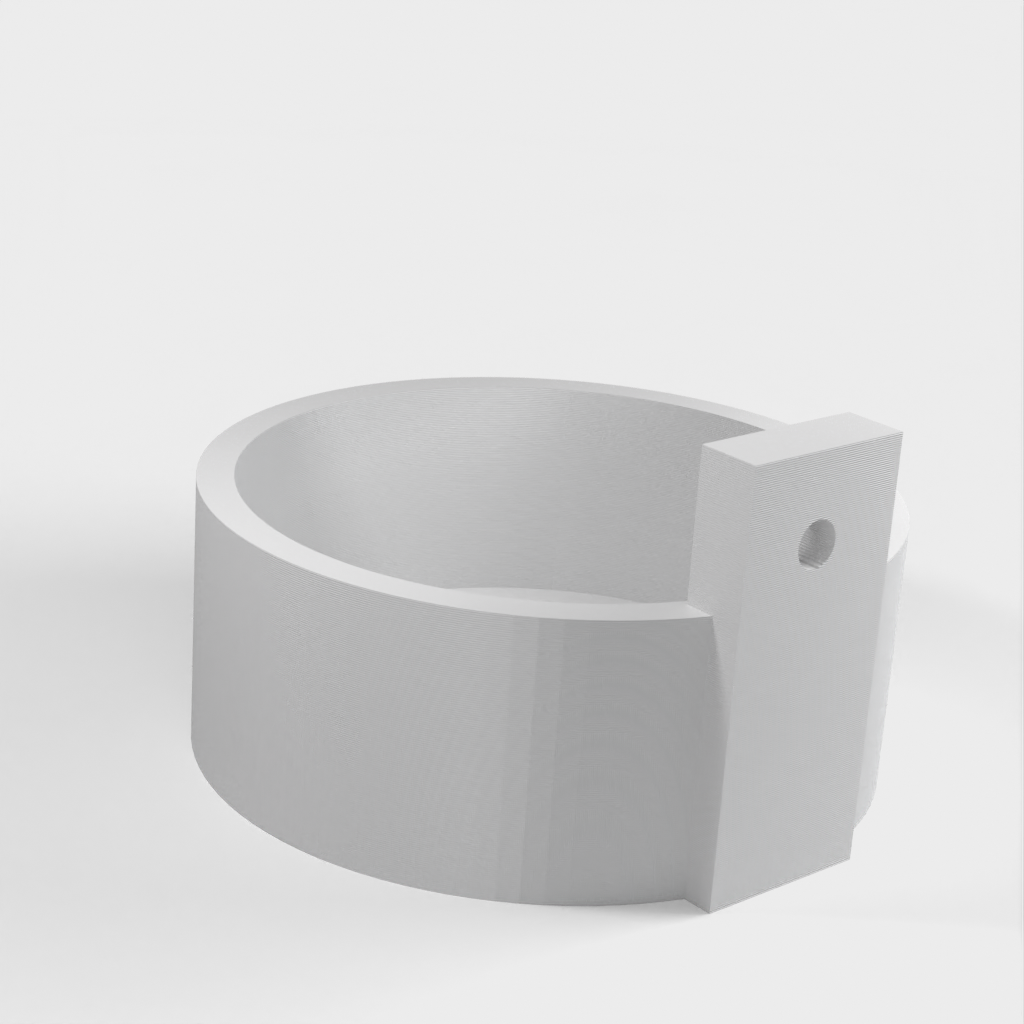 Minimalist vertical fishing rod holder